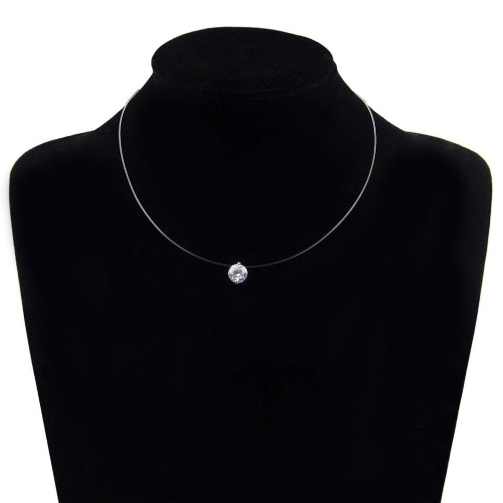 Transparent Invisible Choker Necklace - Picture 8 of 9